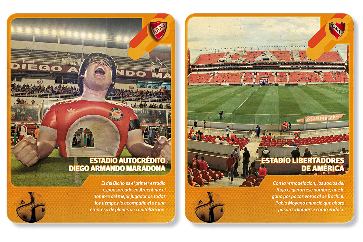 Las historias que esconden los nombres de los estadios del fútbol argentino