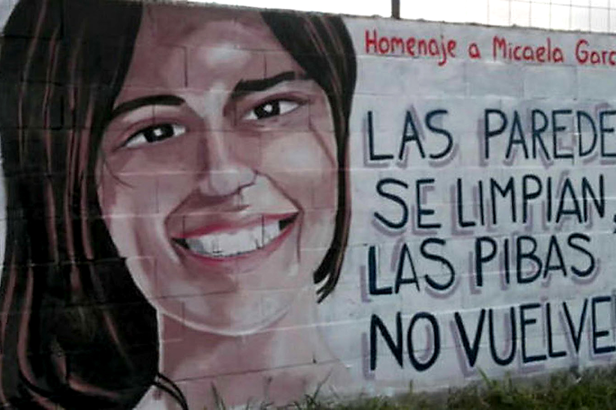 Recordaron a Micaela García, al cumplirse cuatro años de su femicidio