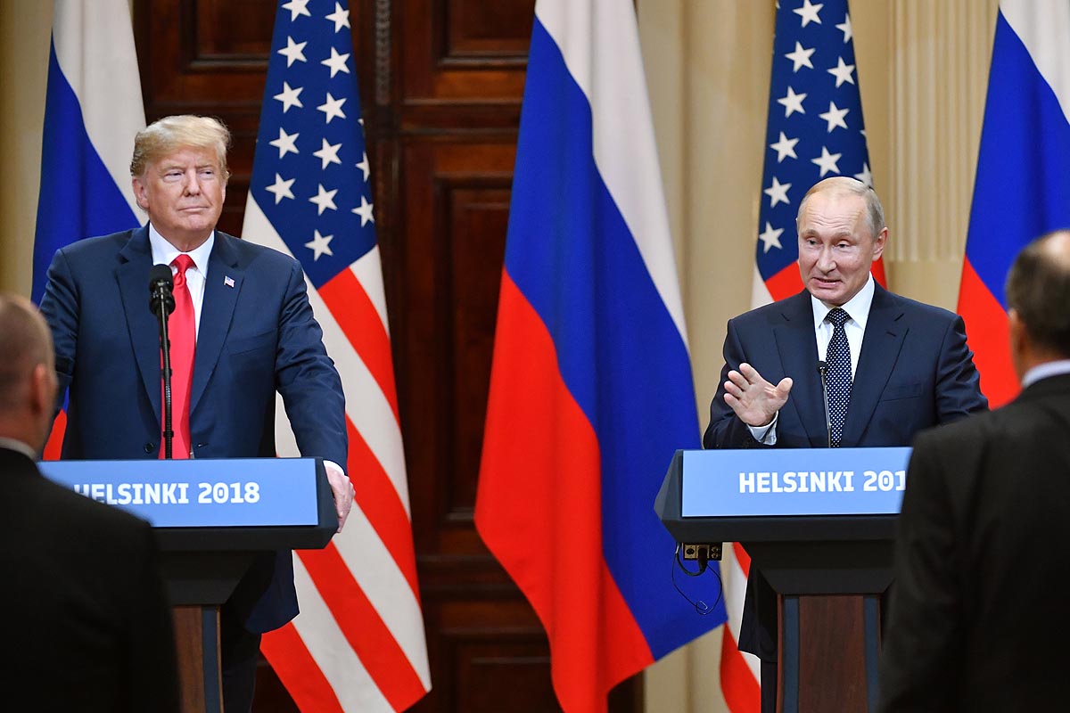 Trump y Putin tuvieron su primera cumbre bilateral en Helsinski