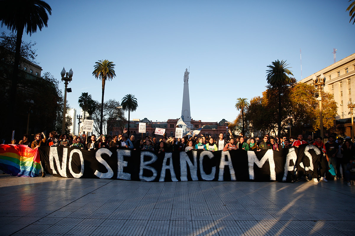 “Les Jóvenes” contra Cambiemos: «No se banca más»