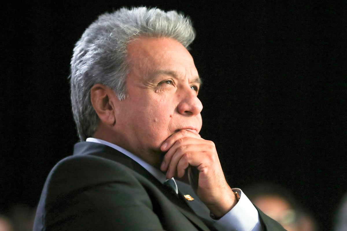 Moreno barre con todos los estamentos judiciales en Ecuador