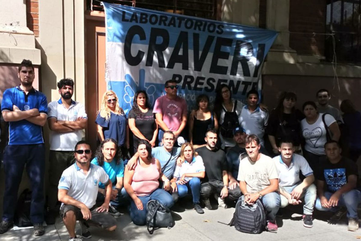 Nuevas detenciones de delegados en el laboratorio Craveri