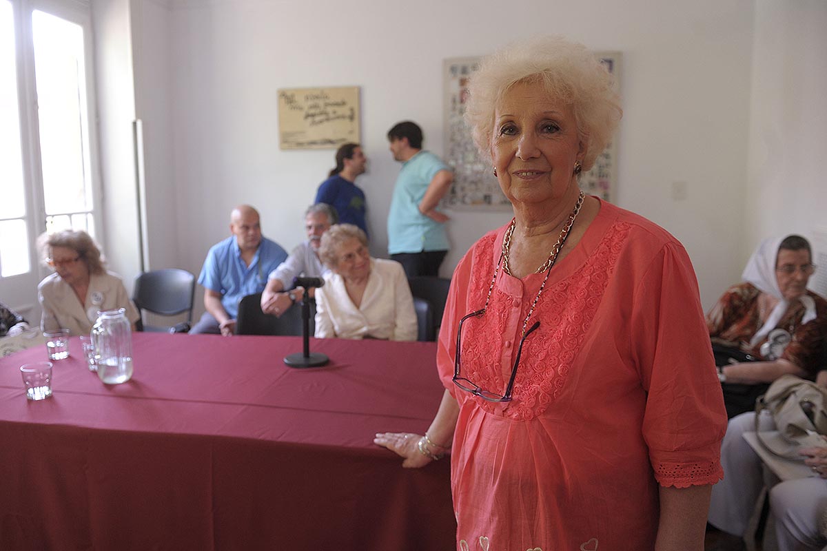 Estela, en sus 90 años y en los 43 de Abuelas: “Pasamos de estar casi proscriptas a tener funcionarios que son nietos recuperados”