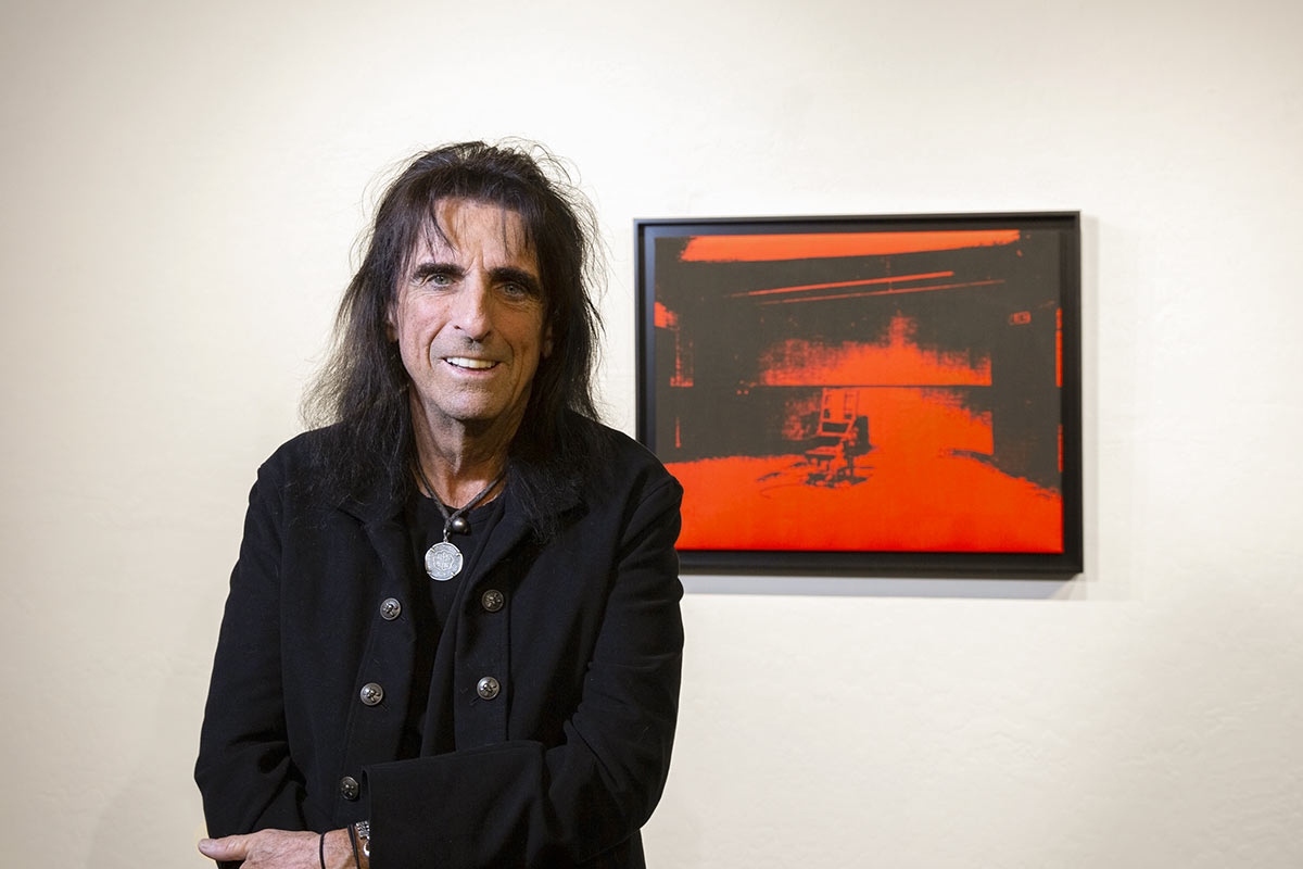 Alice Cooper venderá un cuadro de Warhol que tuvo olvidado  40 años en el garage de su casa