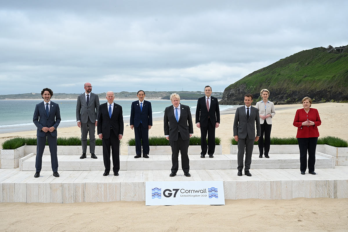 Biden plantea al G7 un plan para rivalizar con la Ruta de la Seda de China