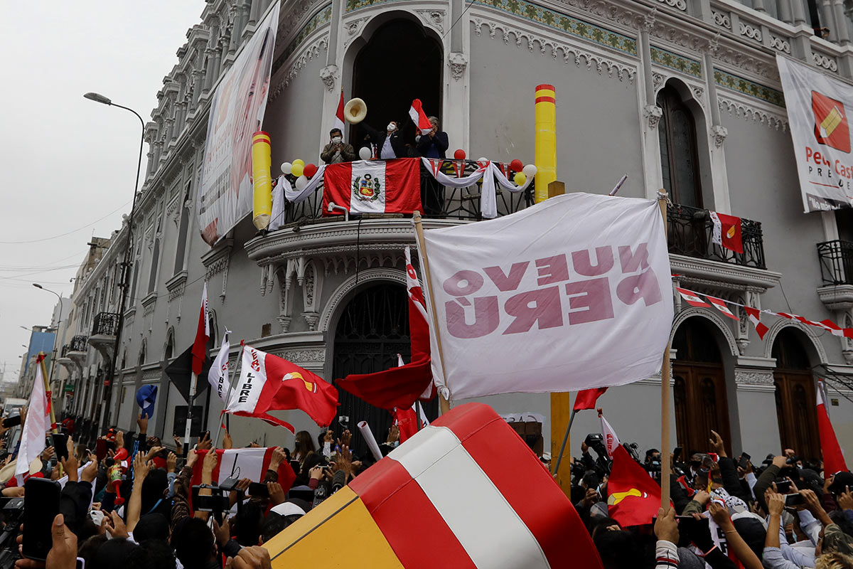 Tensión en Perú: la derecha no se resigna al triunfo de Castillo