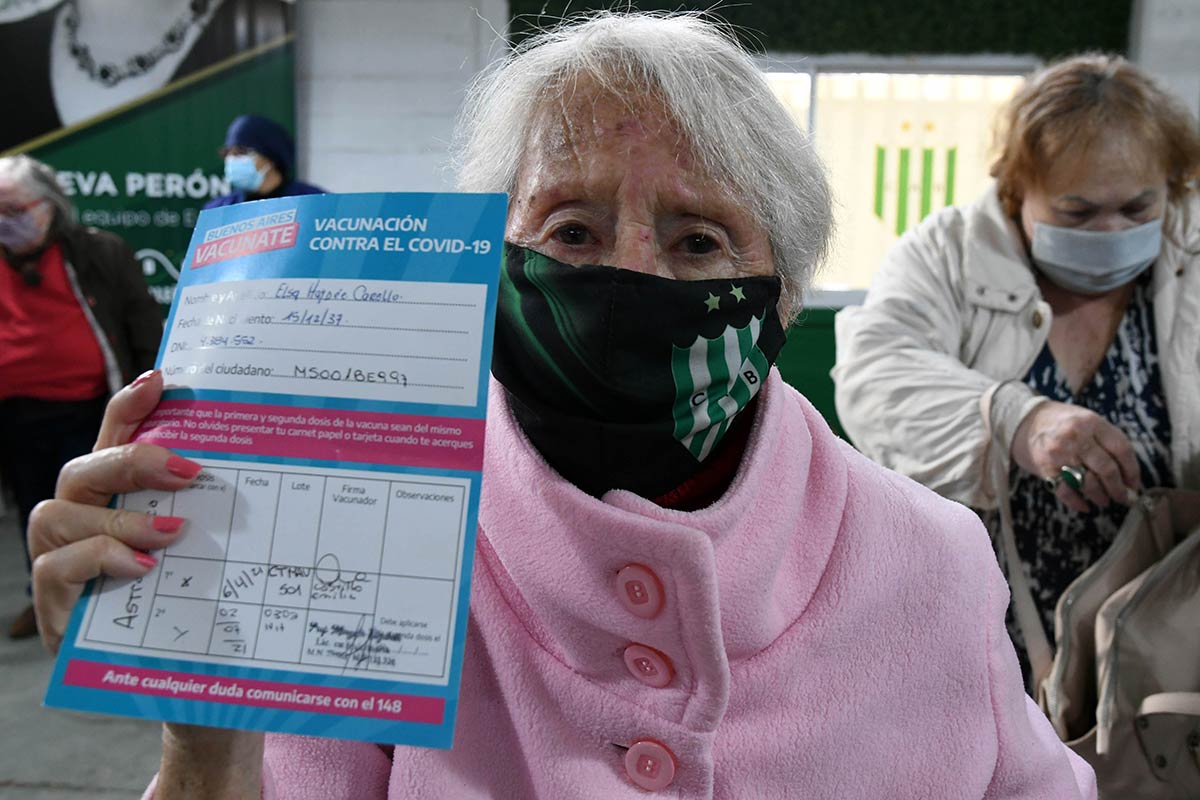 Argentina superó el 60 por ciento de la población mayor de 18 años vacunada  con una dosis - Tiempo Argentino