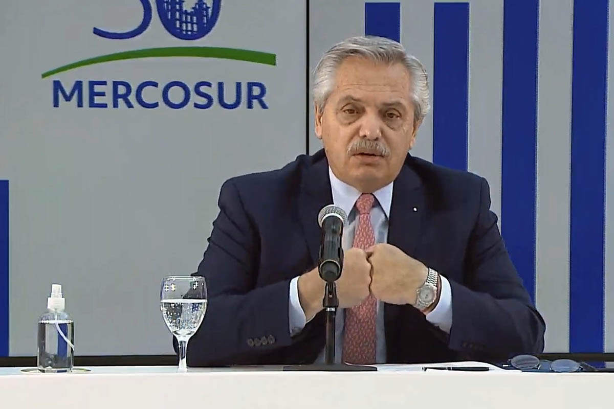 Fernández, en la cumbre del Mercosur: «No hay futuro para países ermitaños que se encierren en sí mismos»
