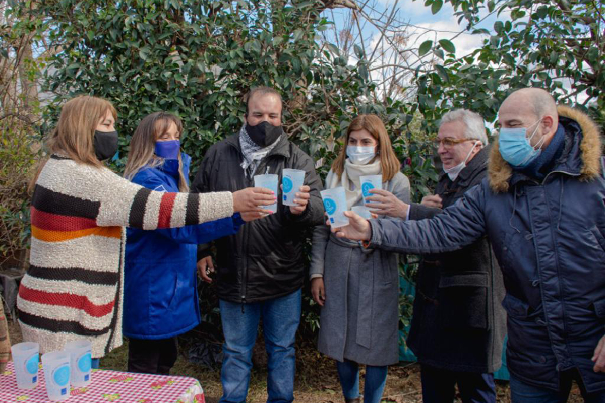 En Tigre, Malena Galmarini y Julio Zamora inauguraron una red de agua potable para más de 1600 vecinos
