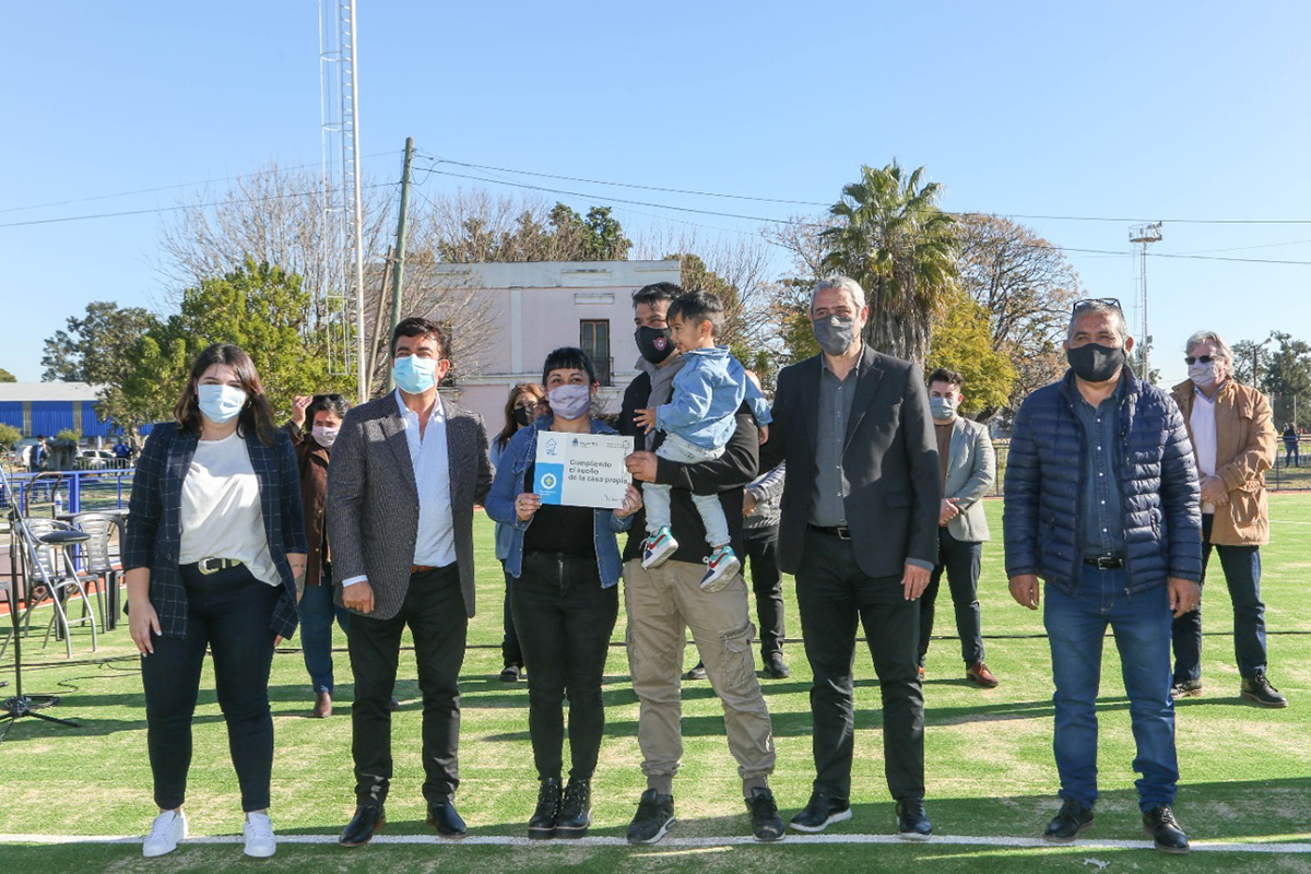 Programa Casa Propia: 40 mil familias de La Matanza salieron sorteadas y podrán construir sus viviendas