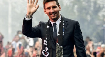 La presentación de Messi en PSG: un picadito con sus hijos, conferencia de prensa y saludo a los hinchas