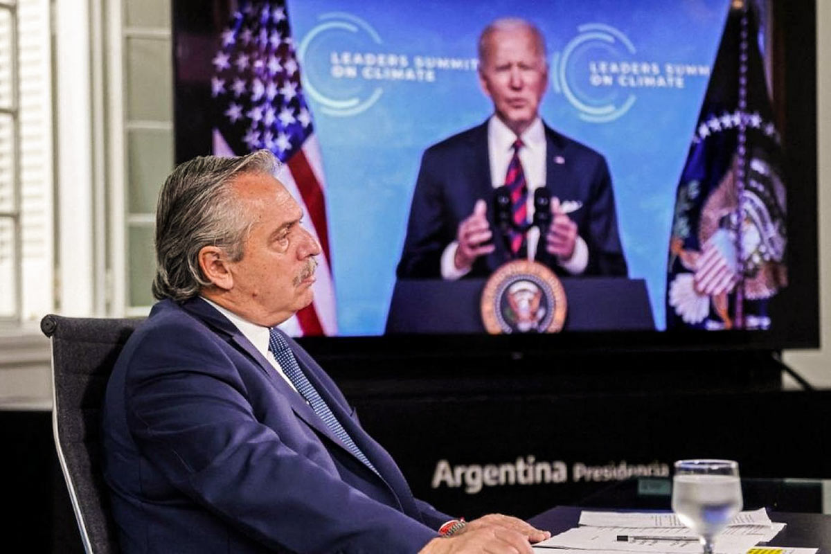 Por invitación de Biden, Alberto Fernández participará en el Foro sobre Energía y Clima