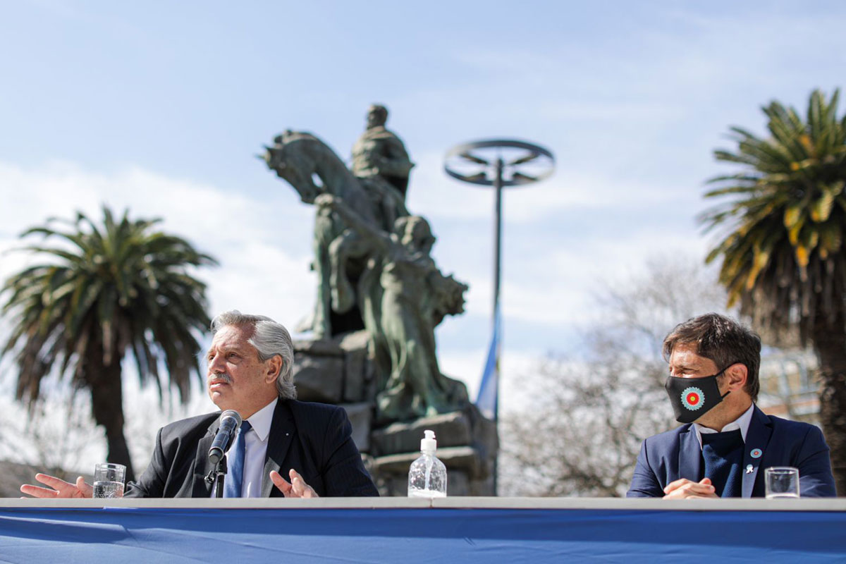 Fernández: «Tenemos la tranquilidad de que San Martín miraba al país igual que nosotros, creyendo en el esfuerzo conjunto»