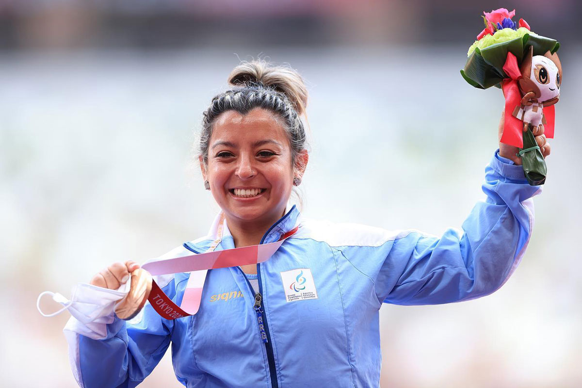 Antonella Ruiz Díaz logra la primera medalla argentina en los Juegos Paralímpicos
