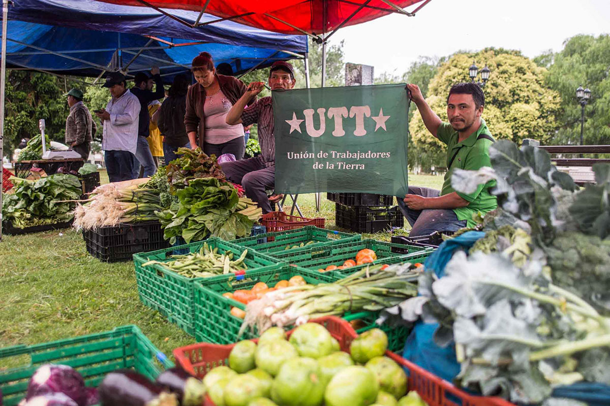 La UTT acampa en el Congreso: precio justo para los alimentos