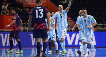 Mundial de Futsal: Argentina arrancó la defensa del título con una goleada
