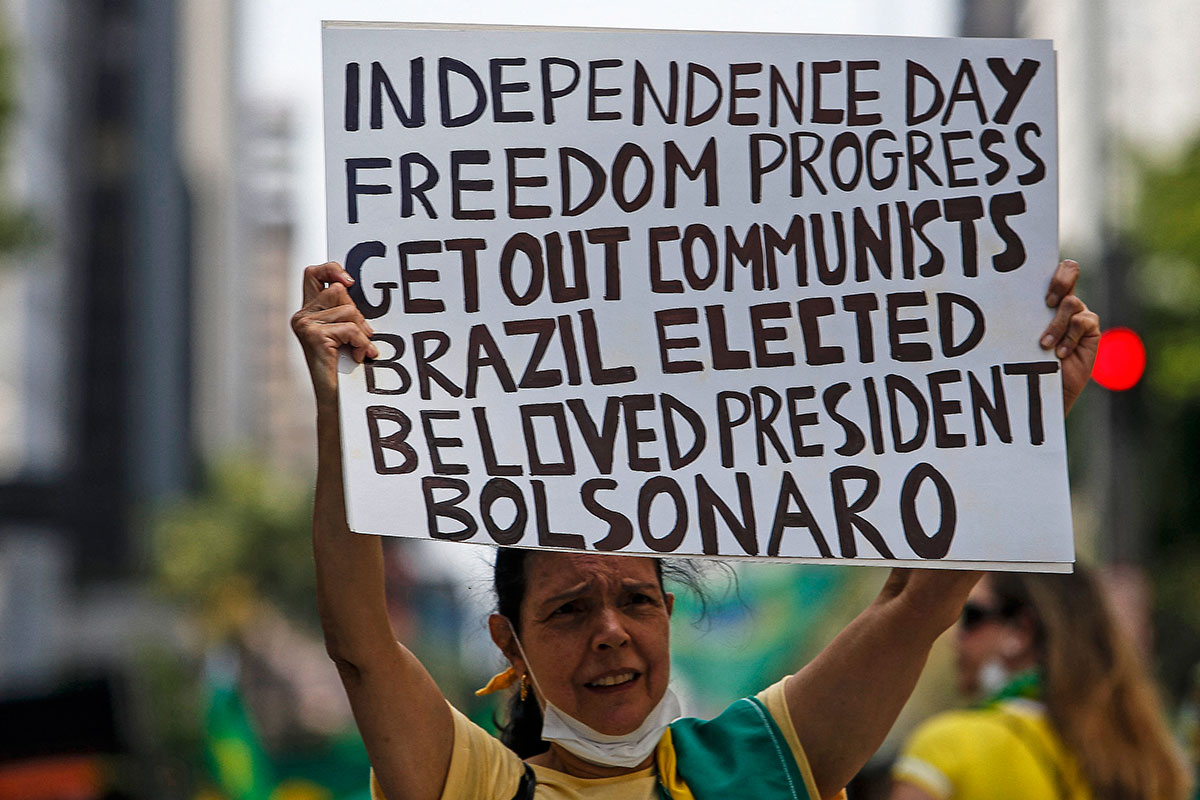 Expectativas por el discurso de Bolsonaro: seguidores convocan a invadir el Congreso y la Corte
