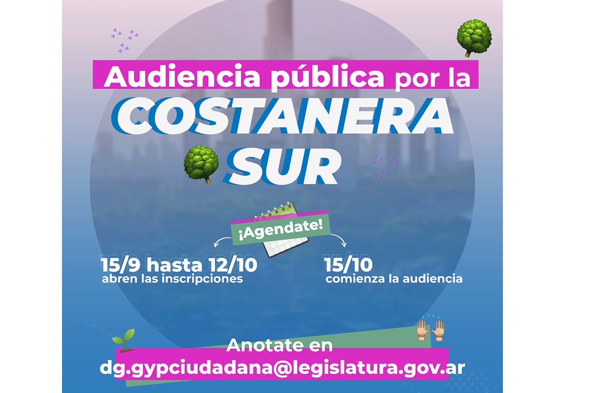 Comenzó la inscripción para la audiencia pública por Costa Urbana: “Seamos miles para frenar esta locura”