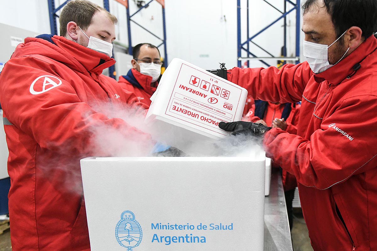 Argentina ya superó los 60 millones de vacunas recibidas contra el Covid-19