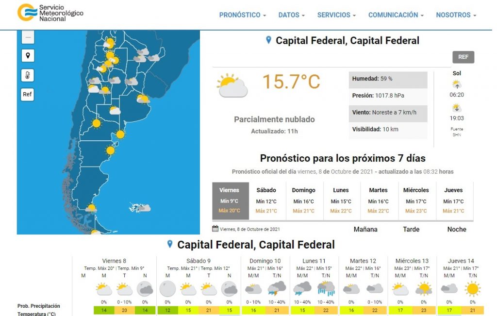 Nubes y algunas lluvias para el fin de semana largo 1 Nubes y algunas lluvias para el fin de semana largo