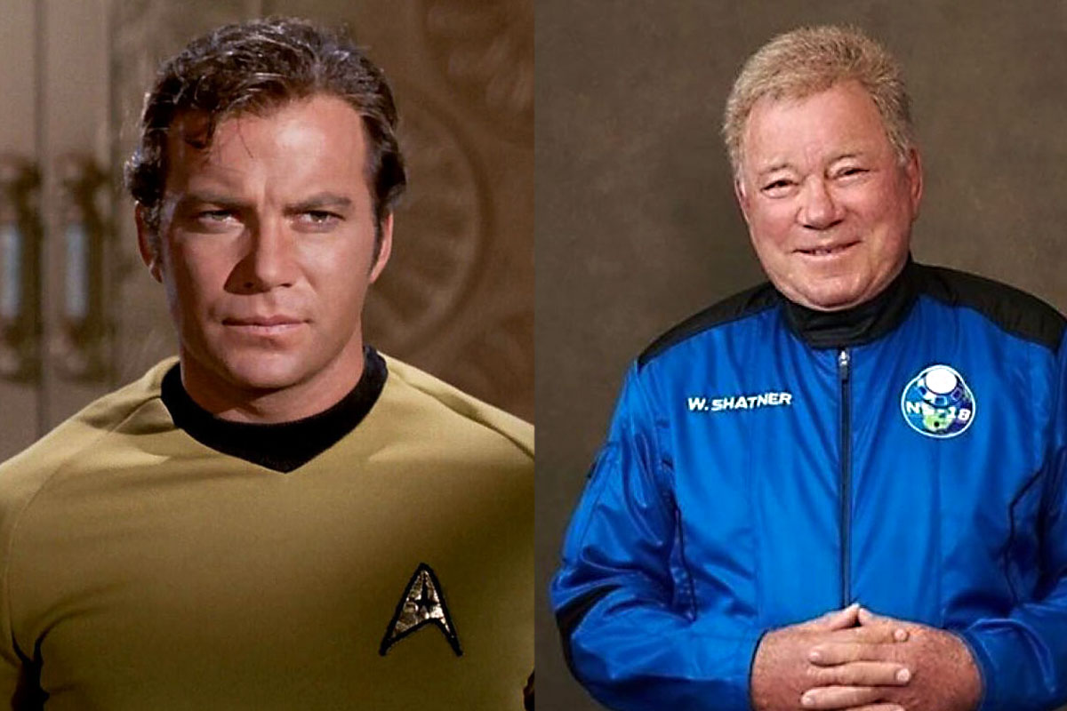 El capitán Kirk finalmente viajó a las estrellas