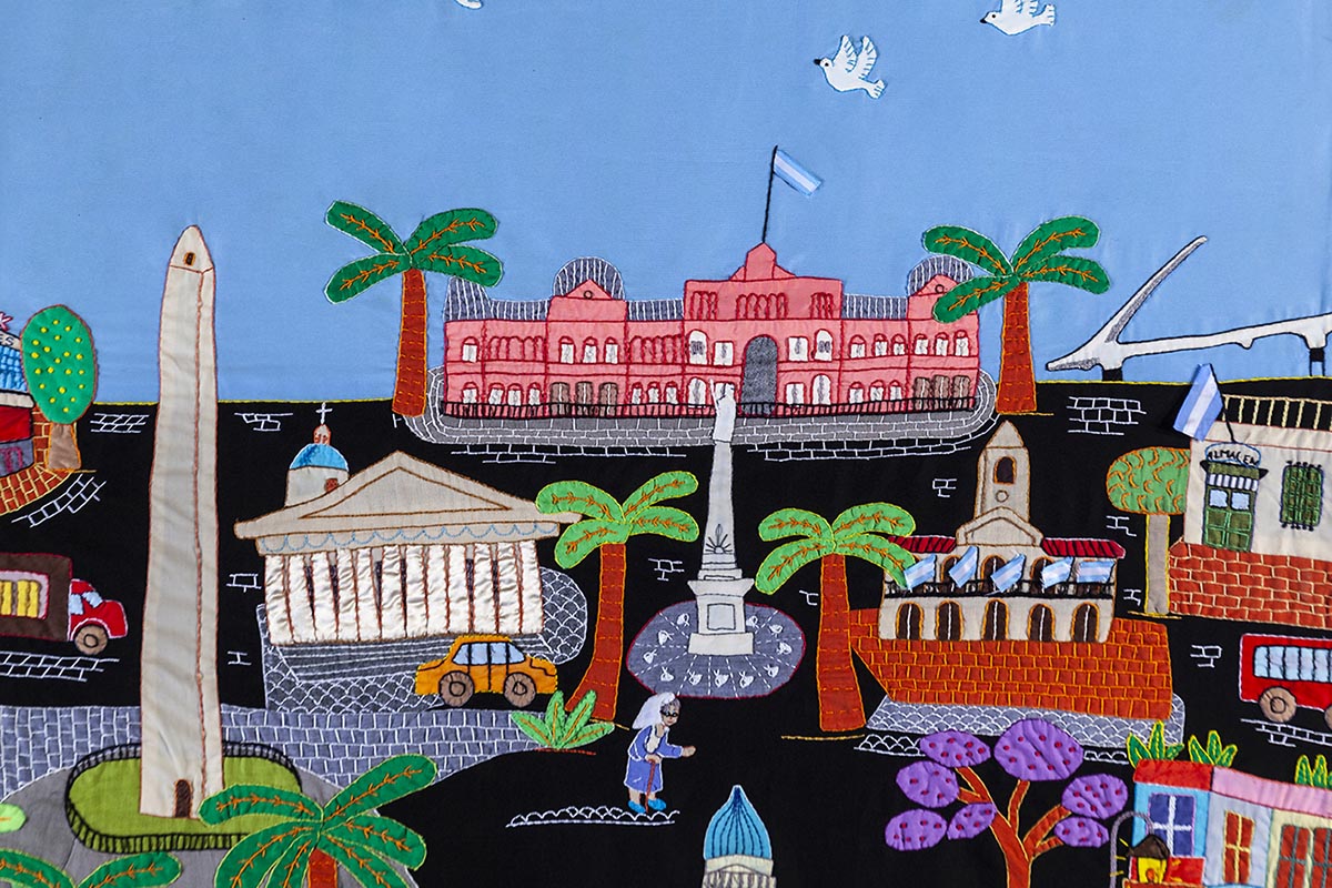 Cómo construir mundos con telas de colores y puntadas