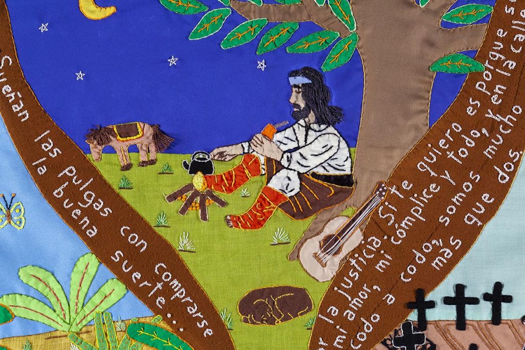 Cómo construir mundos con telas de colores y puntadas