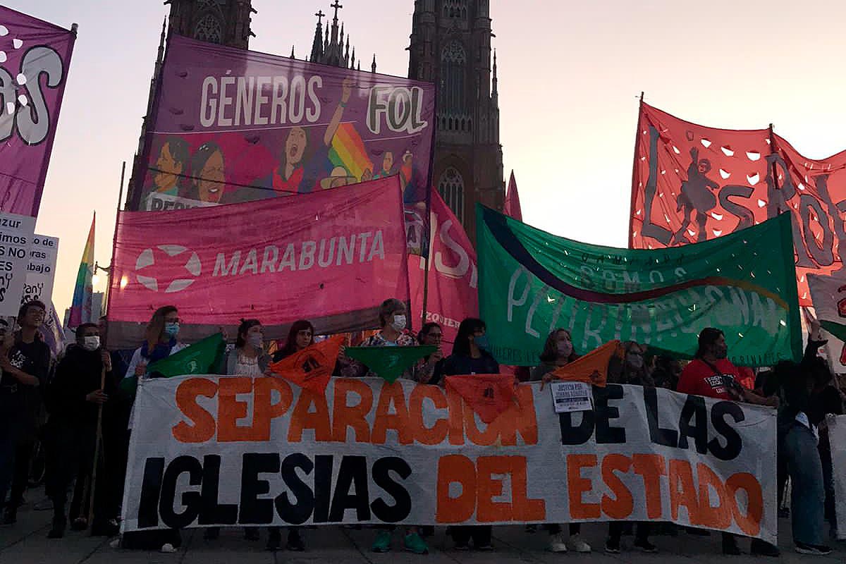«Separación de la Iglesia del Estado»: el lema del 2° Encuentro Regional de MLTTTNB en La Plata