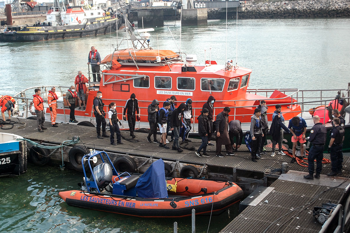 Reino Unido: récord de migrantes que intentan cruzar el Canal de la Mancha