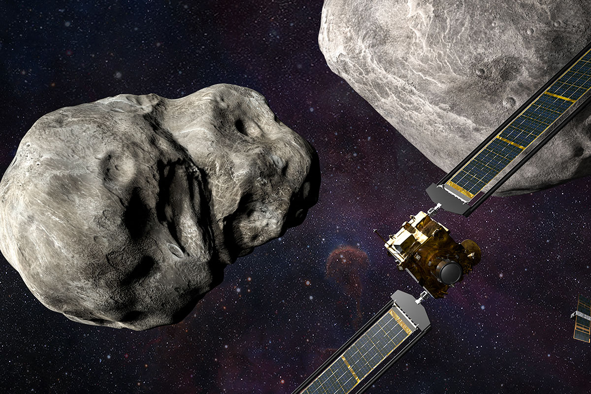 Estrellarán una nave de la NASA contra un asteroide como una «defensa planetaria»