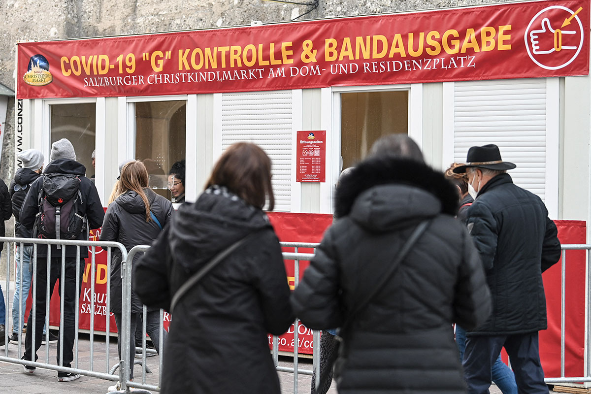 Confinamiento total y vacunación obligatoria en Austria, ante la suba de casos de Covid-19