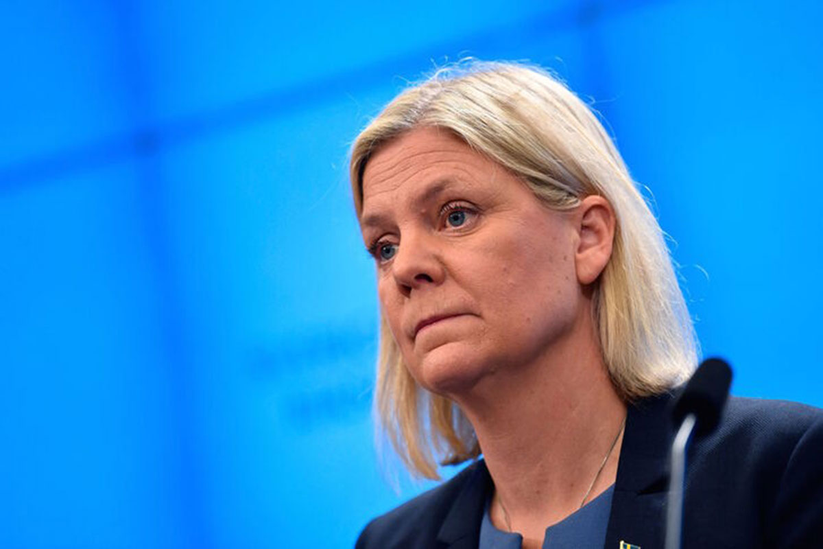 La primera ministra sueca renunció a menos de ocho horas de ser elegida