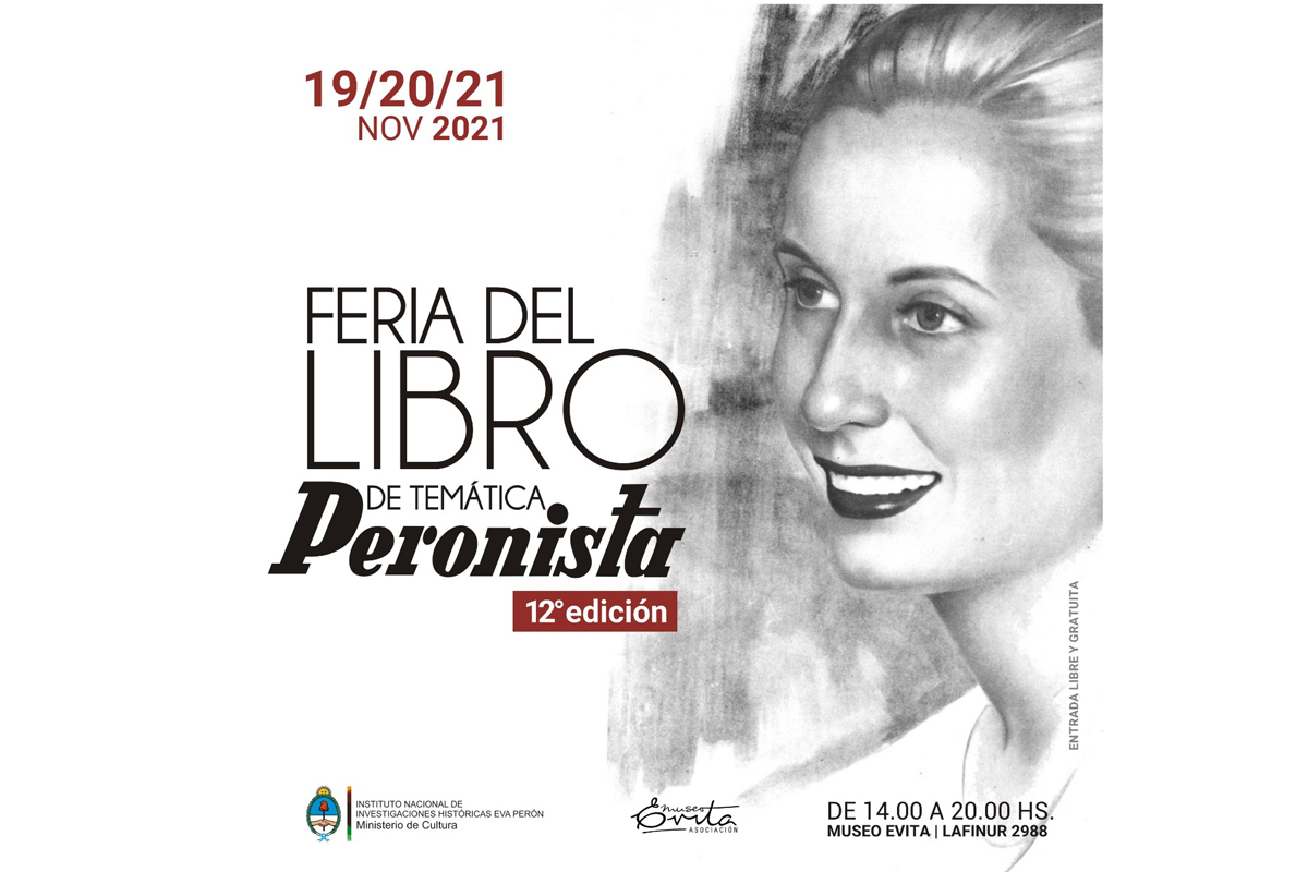 Para visitar el fin de semana: Feria del Libro de Temática Peronista en el Museo Evita