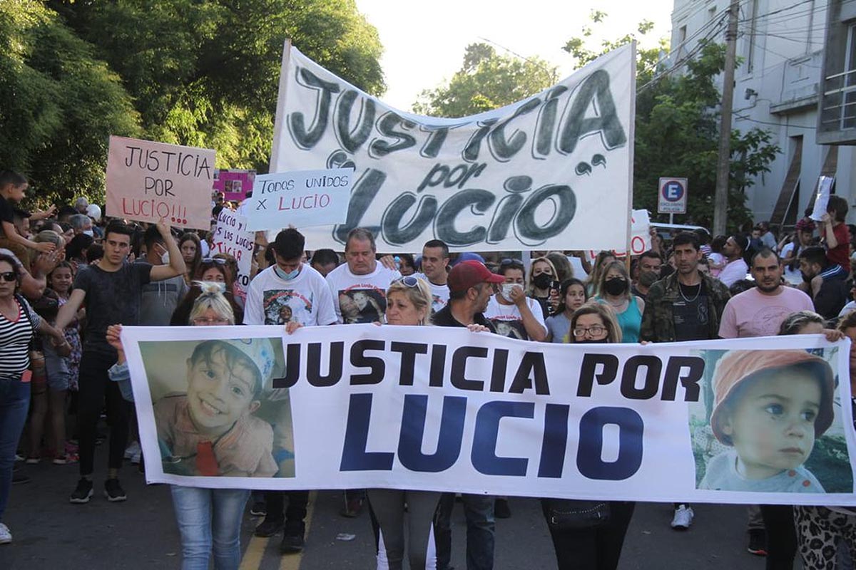 Familiares y vecinos de Lucio se movilizaron para pedir justicia en Santa Rosa y General Pico