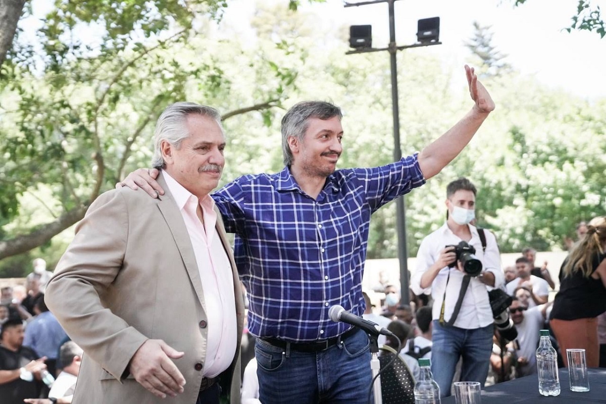 Fernández, en la asunción de Máximo Kirchner al frente del PJ Bonaerense: «El 2023 va a ser nuestro»