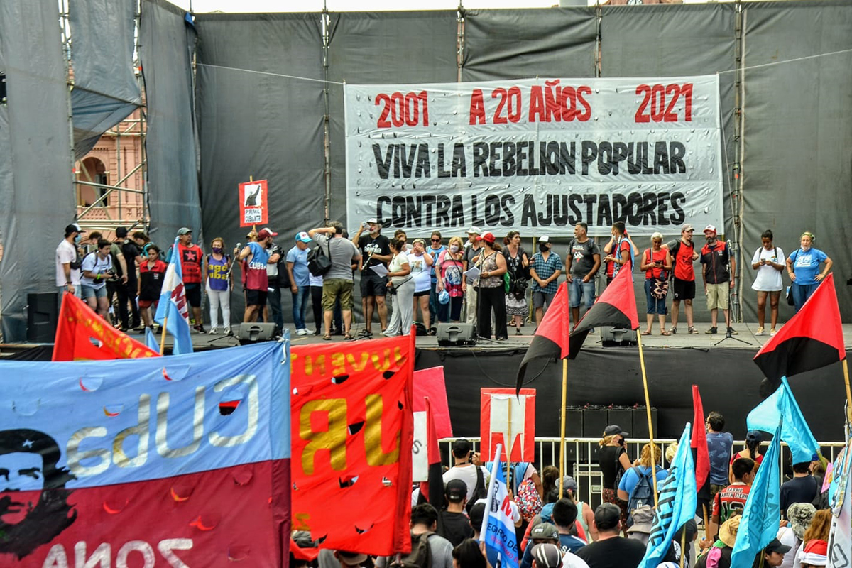 Organizaciones piqueteras y de izquierda conmemoraron el 20 de diciembre
