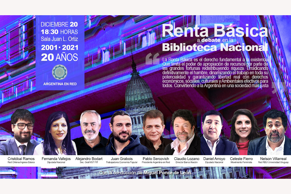 Debate por la «Renta Básica» en la Biblioteca Nacional