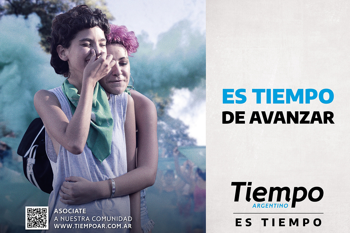 Premiaron a Tiempo Argentino por la campaña «Es Tiempo»