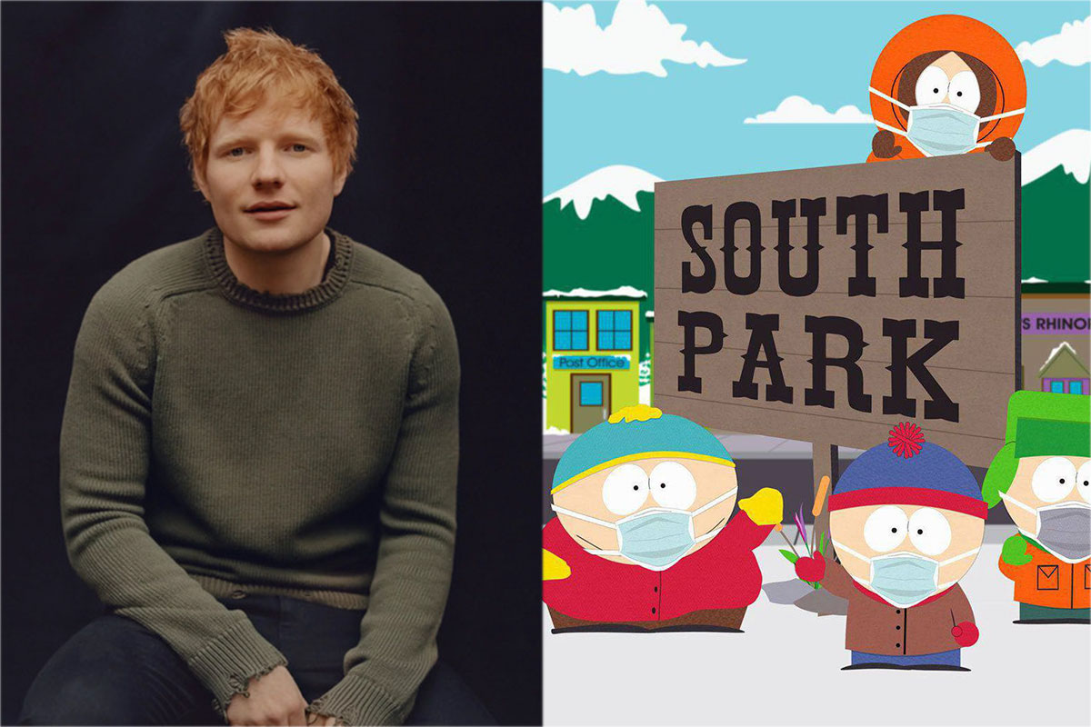 Ed Sheeran dice que «South Park» le arruinó la vida