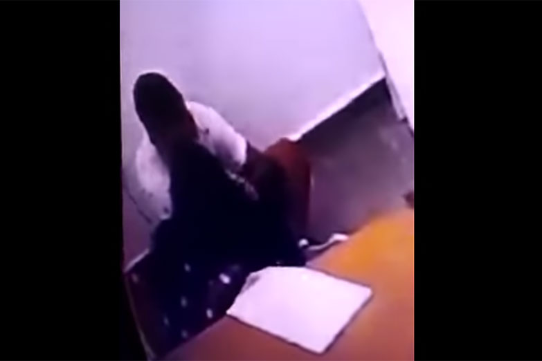 Escándalo en Chubut: filtran video de una jueza besando a un preso que había condenado a perpetua