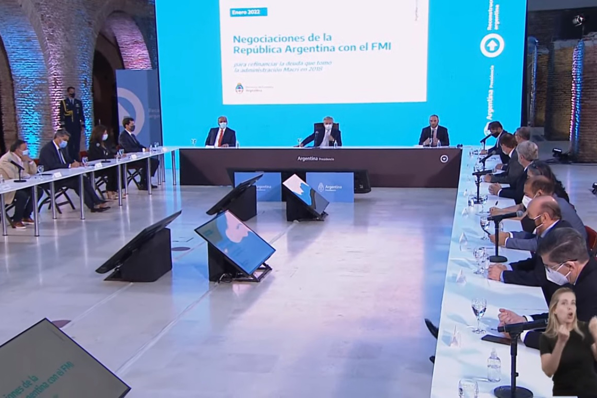 De Alberto Fernández a los gobernadores: «La palabra ajuste está desterrada de la discusión con el FMI»