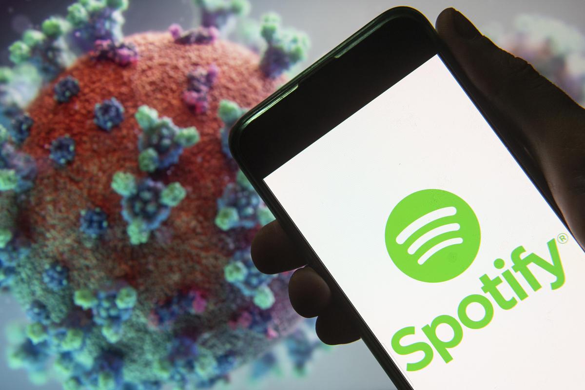 Spotify incluirá una advertencia en contenidos sobre coronavirus