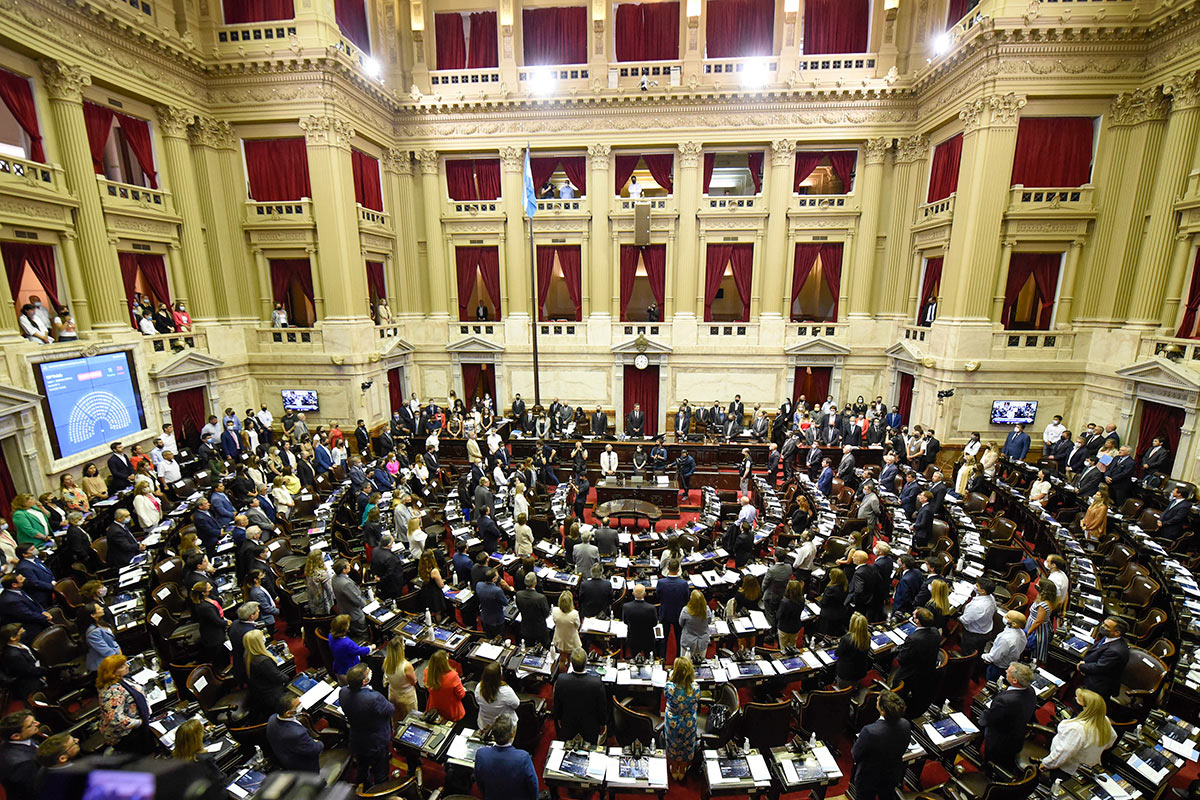La oposición lleva la Boleta Única en Papel al recinto de Diputados aunque no tenga números en el Senado