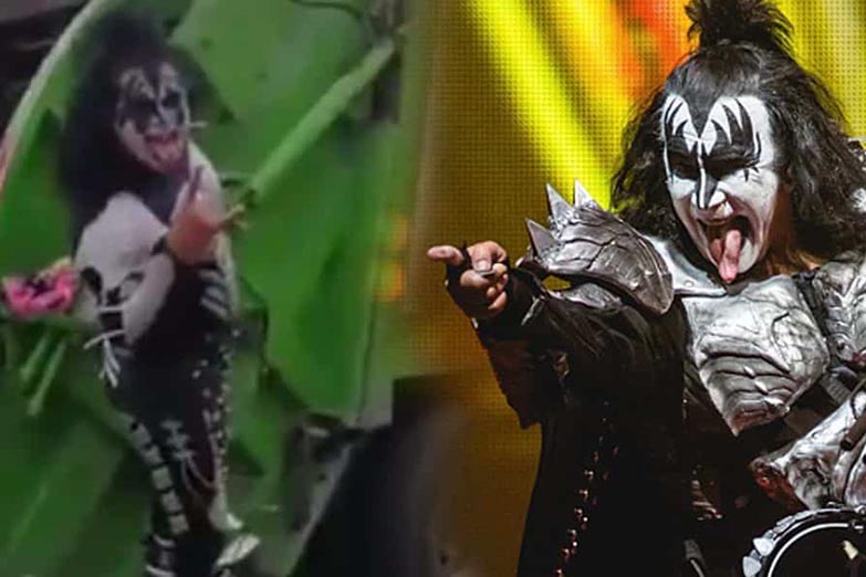 Gene Simmons elogió a un imitador mexicano mientras sigue en la gira despedida de Kiss