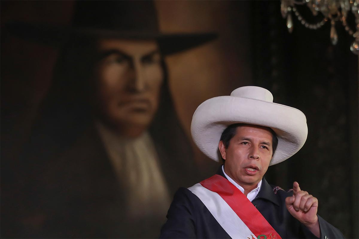 El Congreso de Perú abrió el proceso de destitución del presidente Pedro Castillo