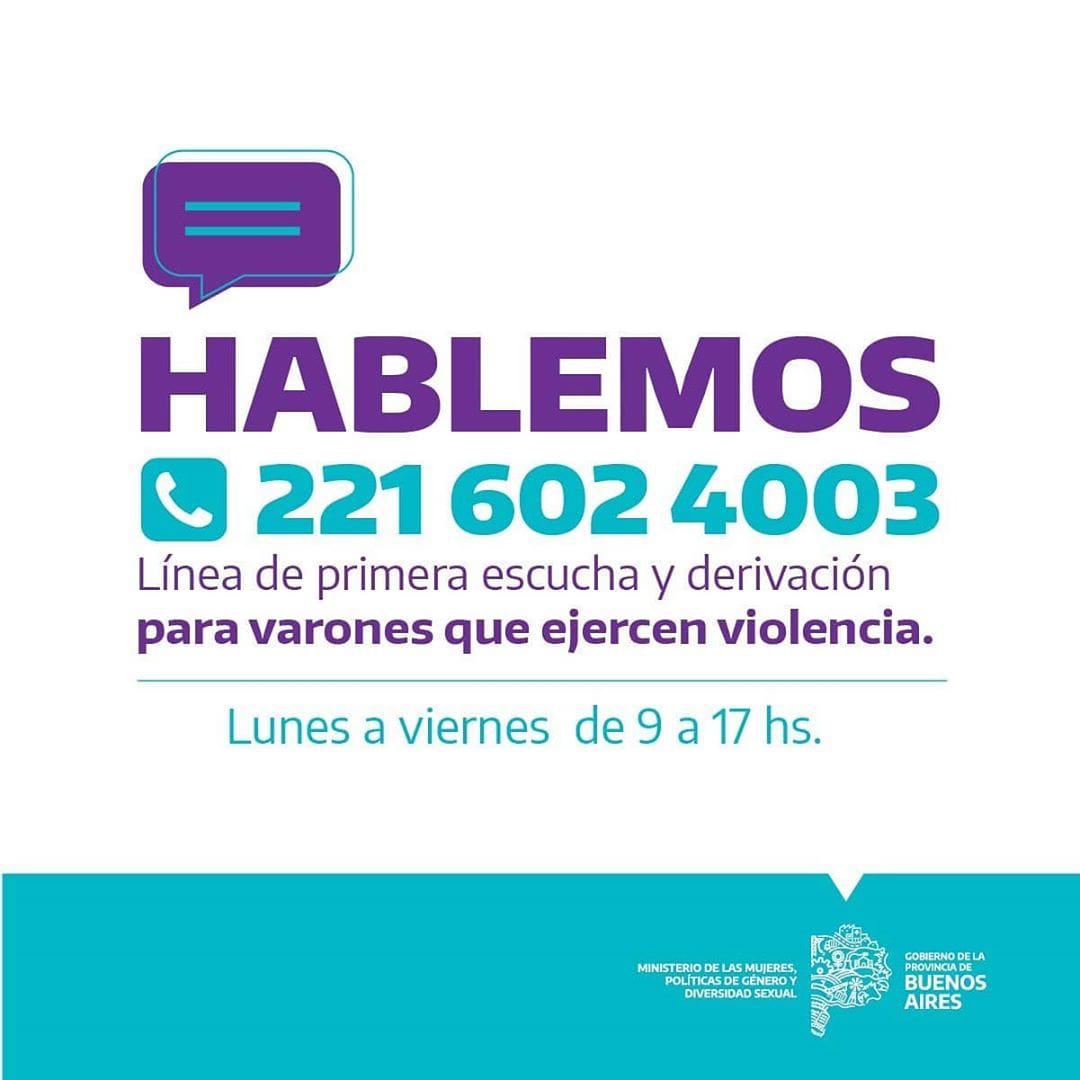 Crean línea de «primera escucha y derivación» para varones violentos