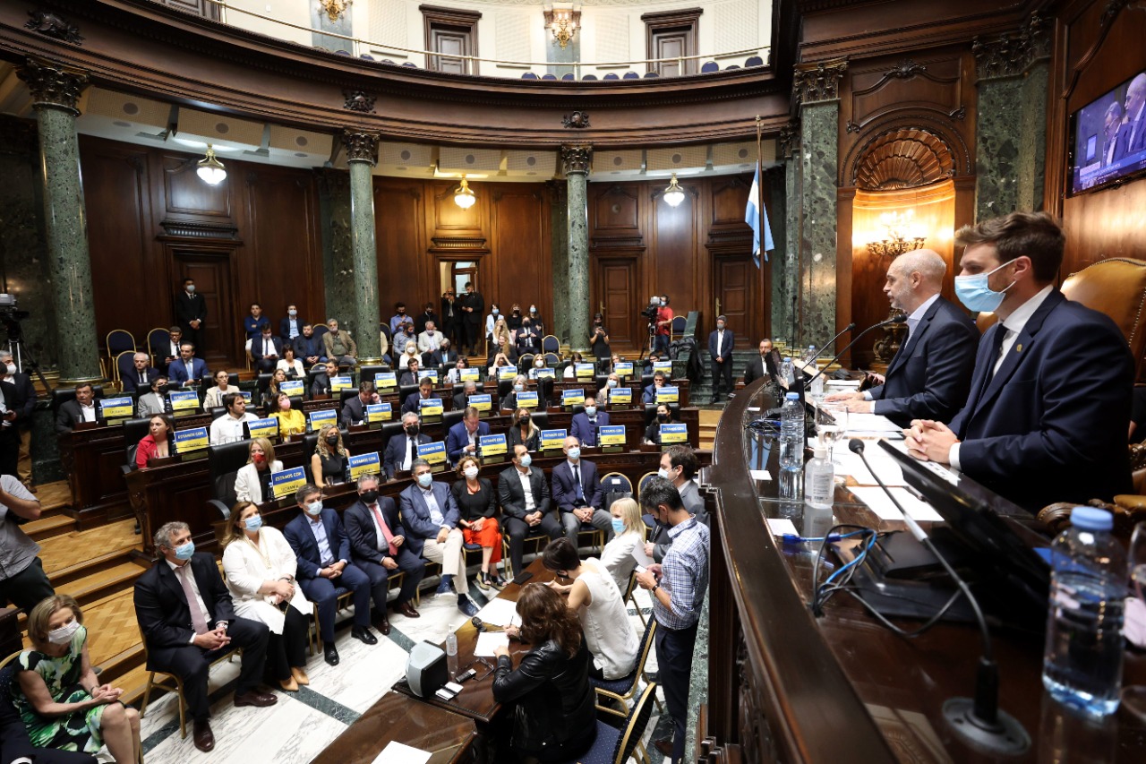 Con tono de candidato presidencial, Larreta abrió el año legislativo en la Ciudad