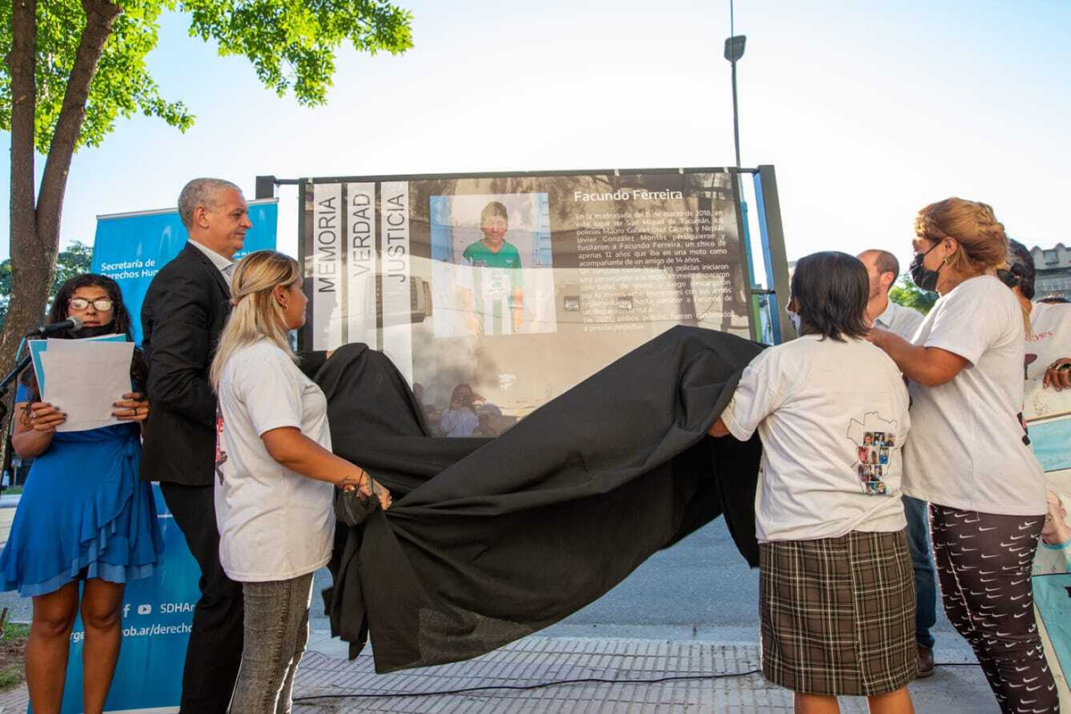 Homenaje a Facundo Ferreira, el chico de 12 años asesinado por la policía de Tucumán