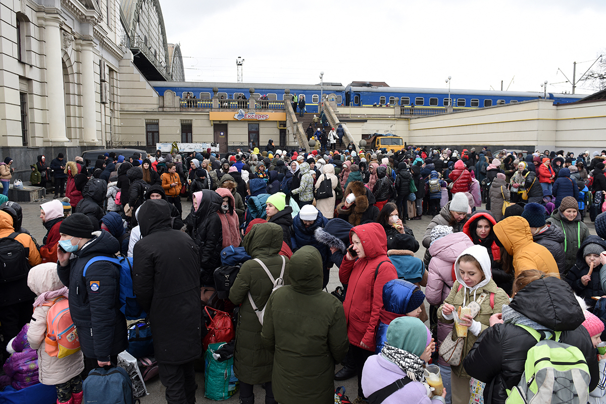 La mitad de la población de Kiev huyó desde el inicio de la invasión rusa de Ucrania