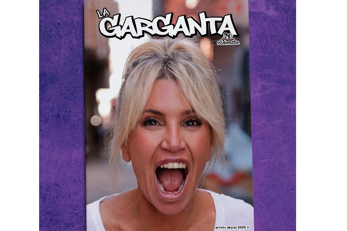 Flor Peña es la portada de la edición de marzo de La Garganta Poderosa